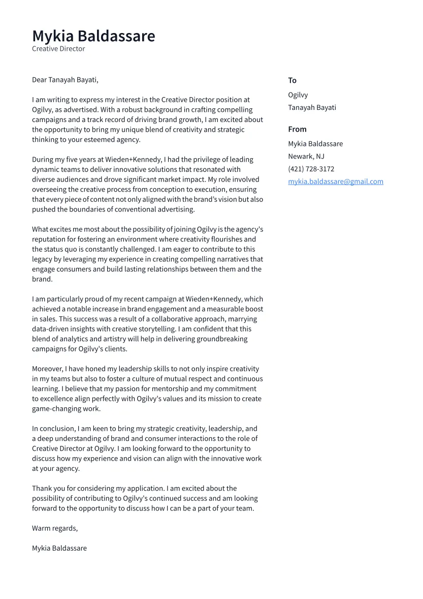 36619 creative director cover letter header