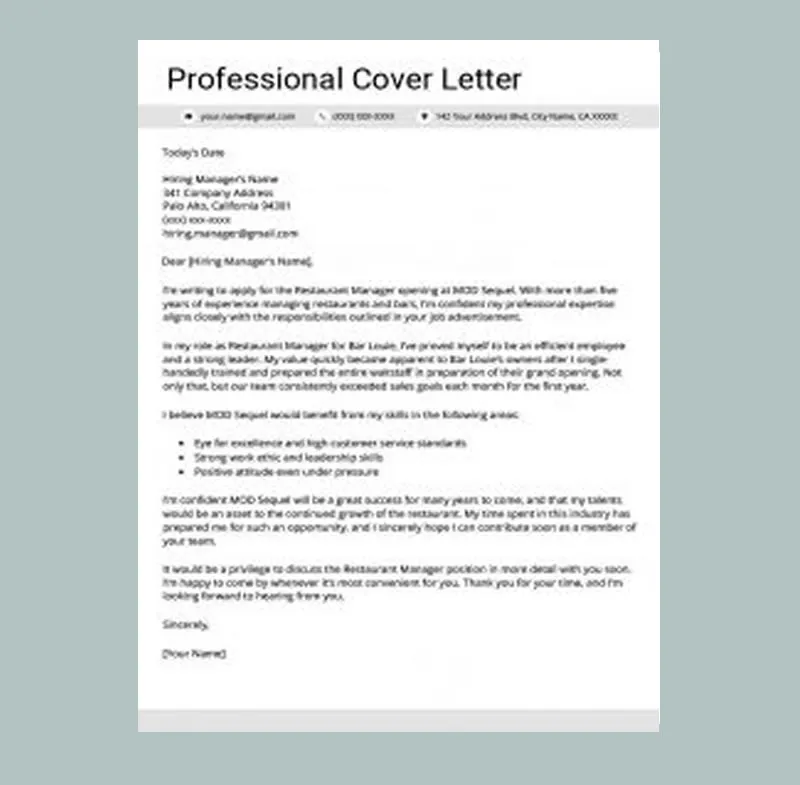 36630 tailoring cover letter