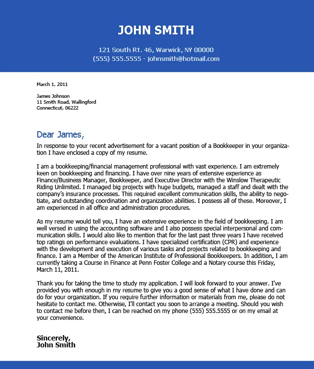 36636 cover letter components