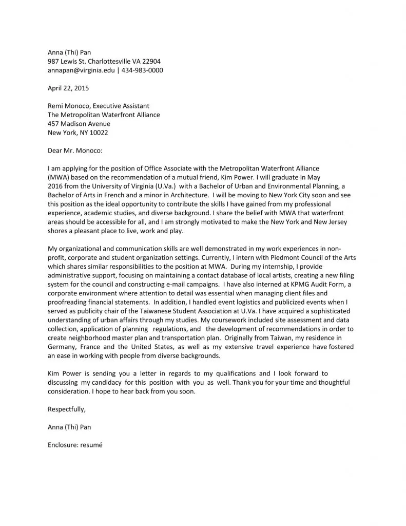 36639 cover letter elements