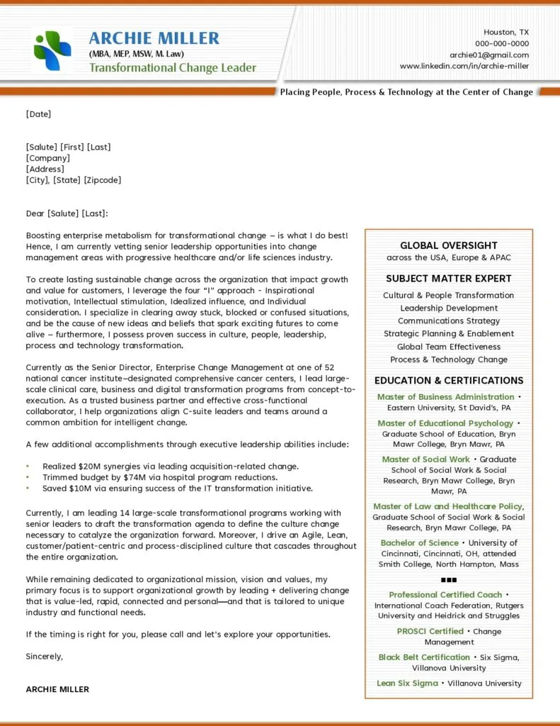 36649 experienced cover letter