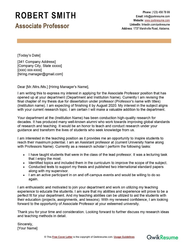 36665 cover letter formatting