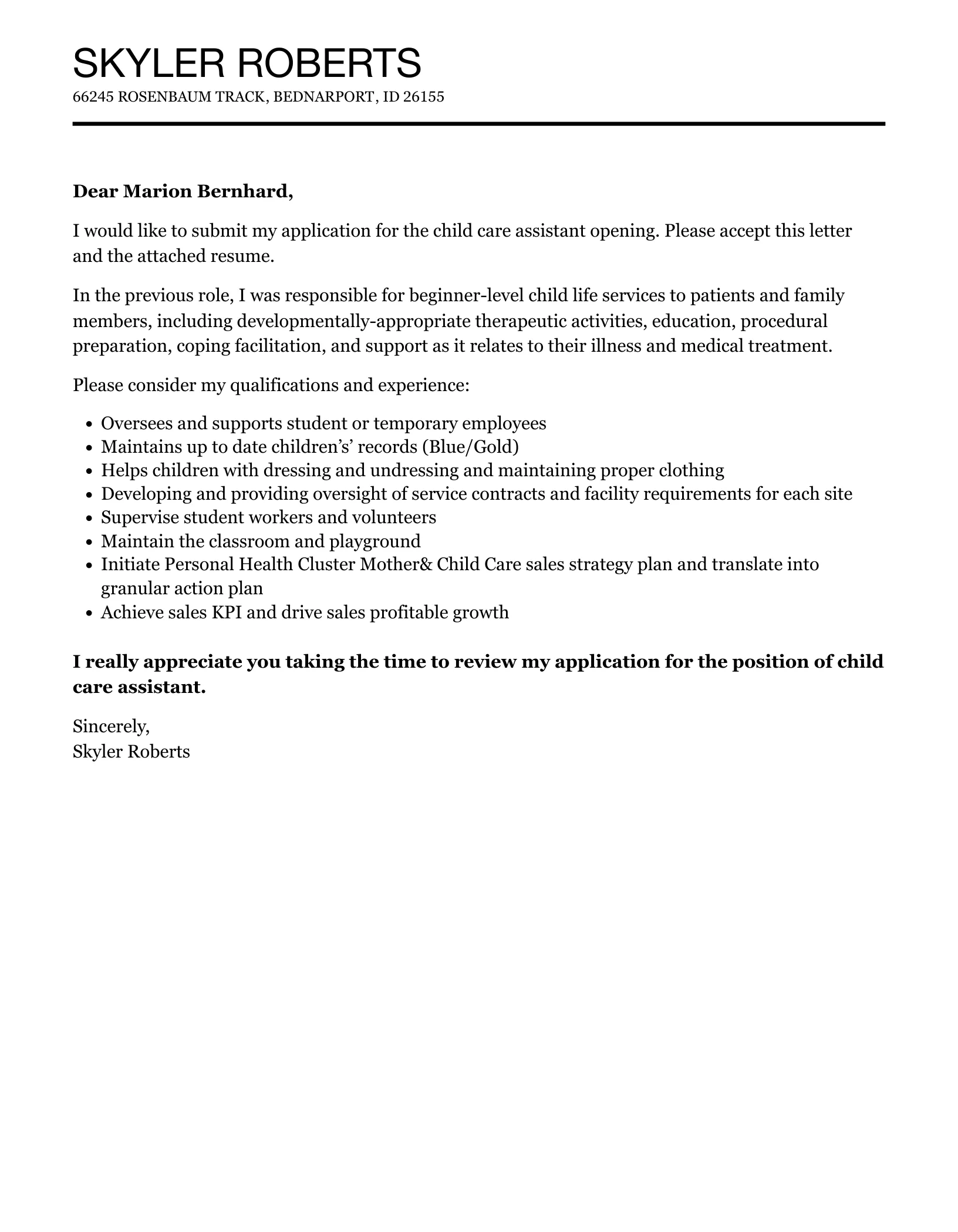 36670 child care skills