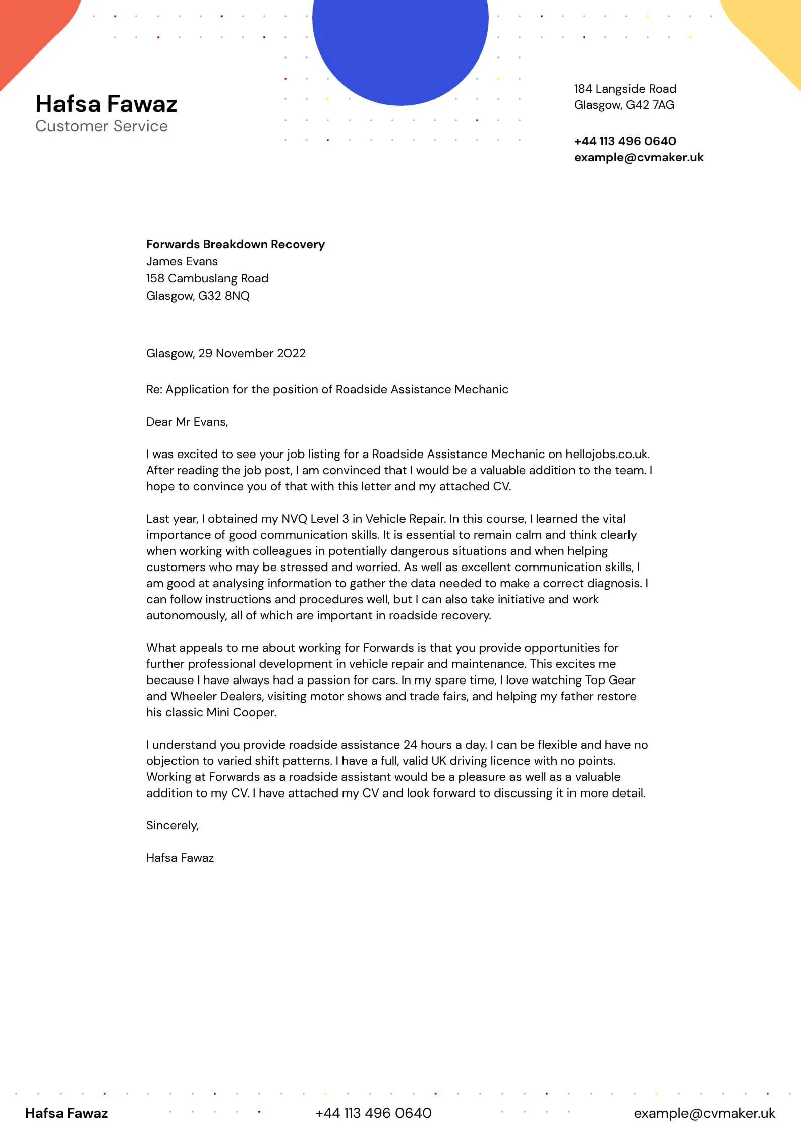36672 customize cover letter