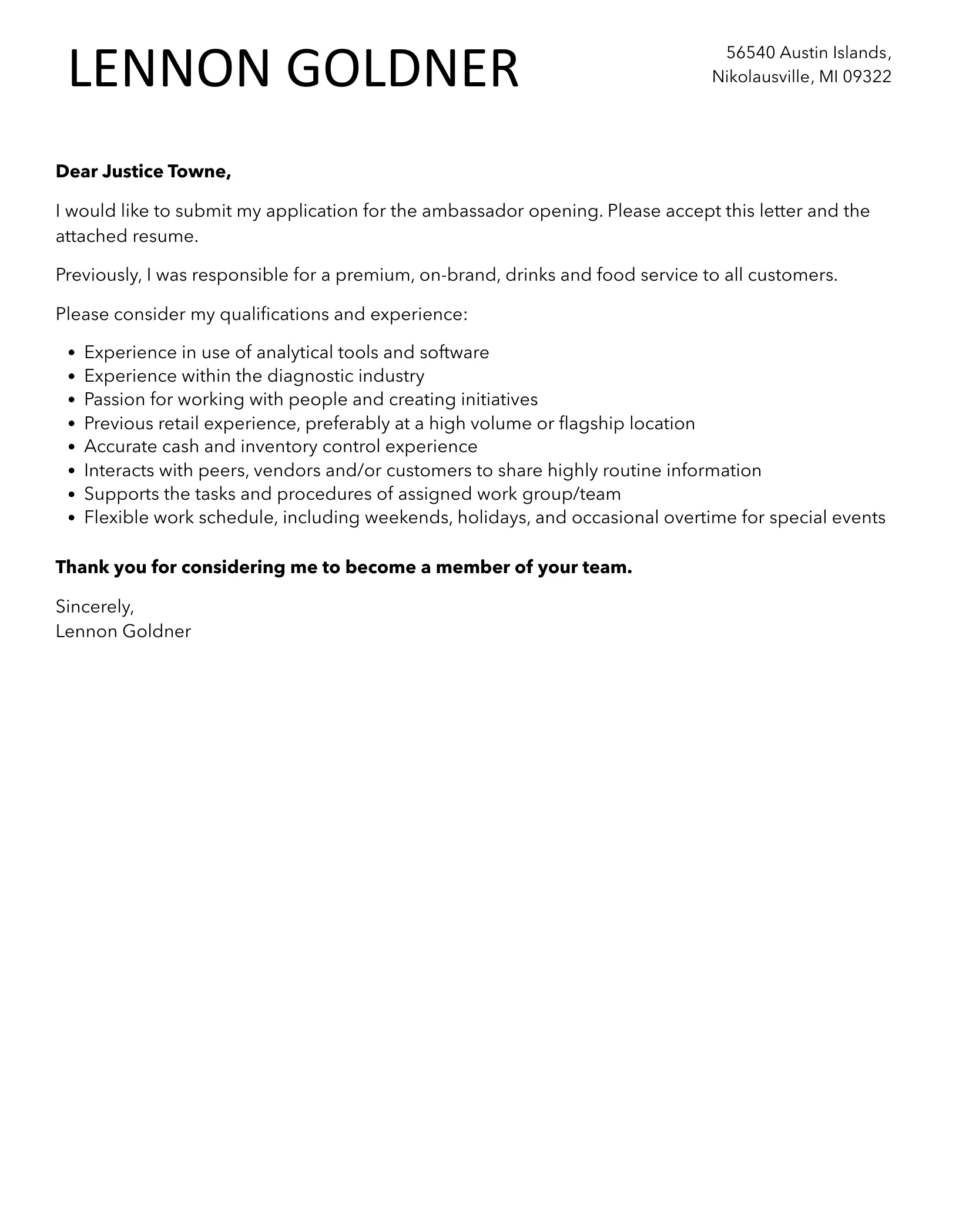 36676 student ambassador formatting