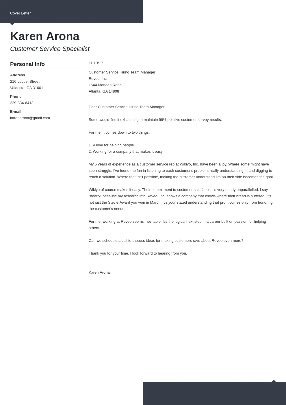 36705 cover letter contact