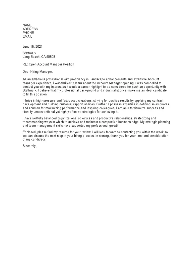 36714 cover letter formatting