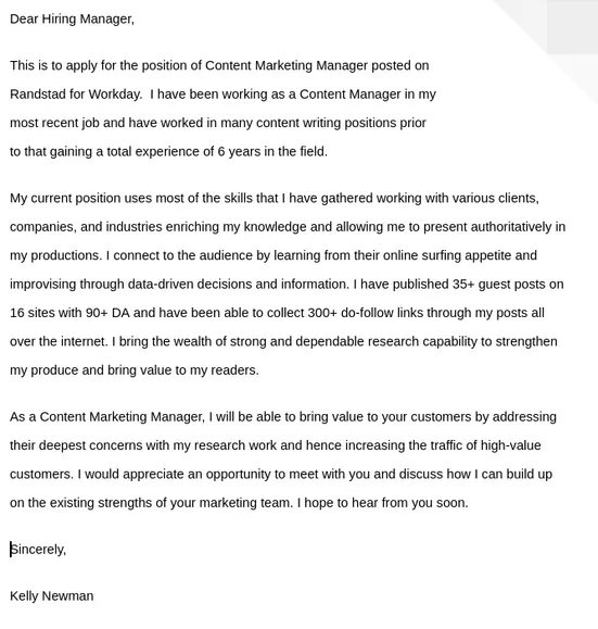 36719 marketing experience