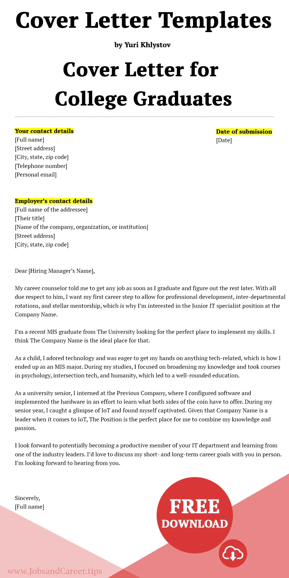 36723 quantify achievements cover letter