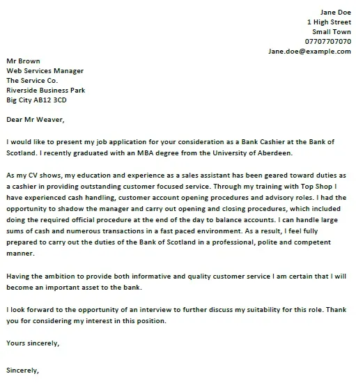 36727 cover letter formatting