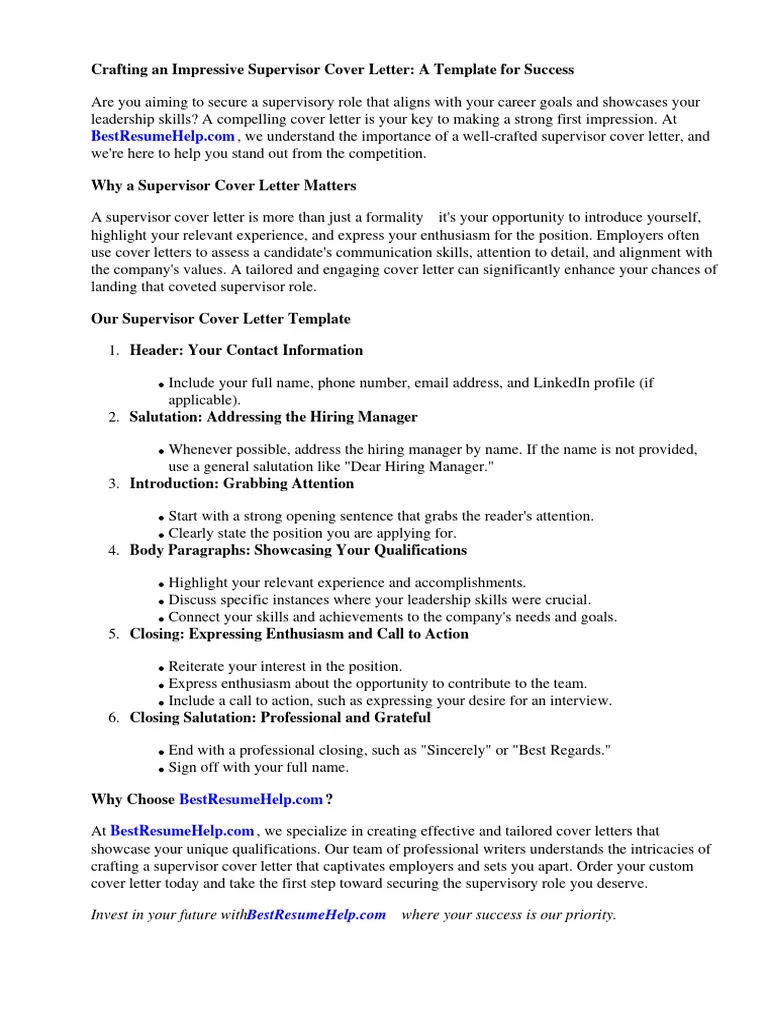 36729 cover letter example supervisor intro