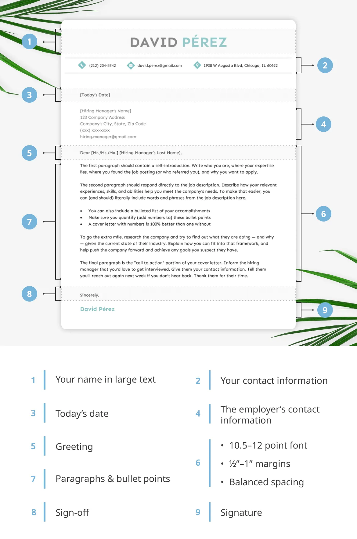 36744 cover letter importance