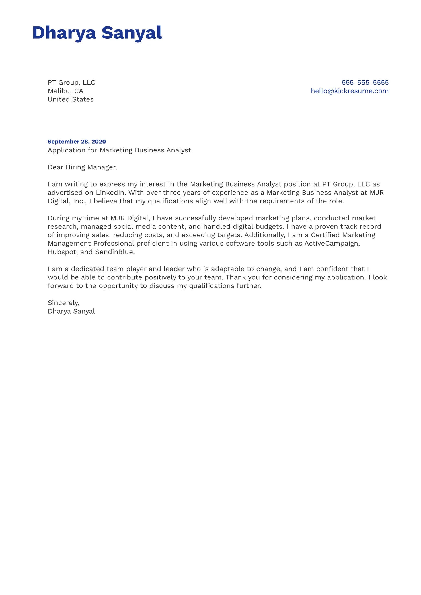 36746 business analyst industry knowledge