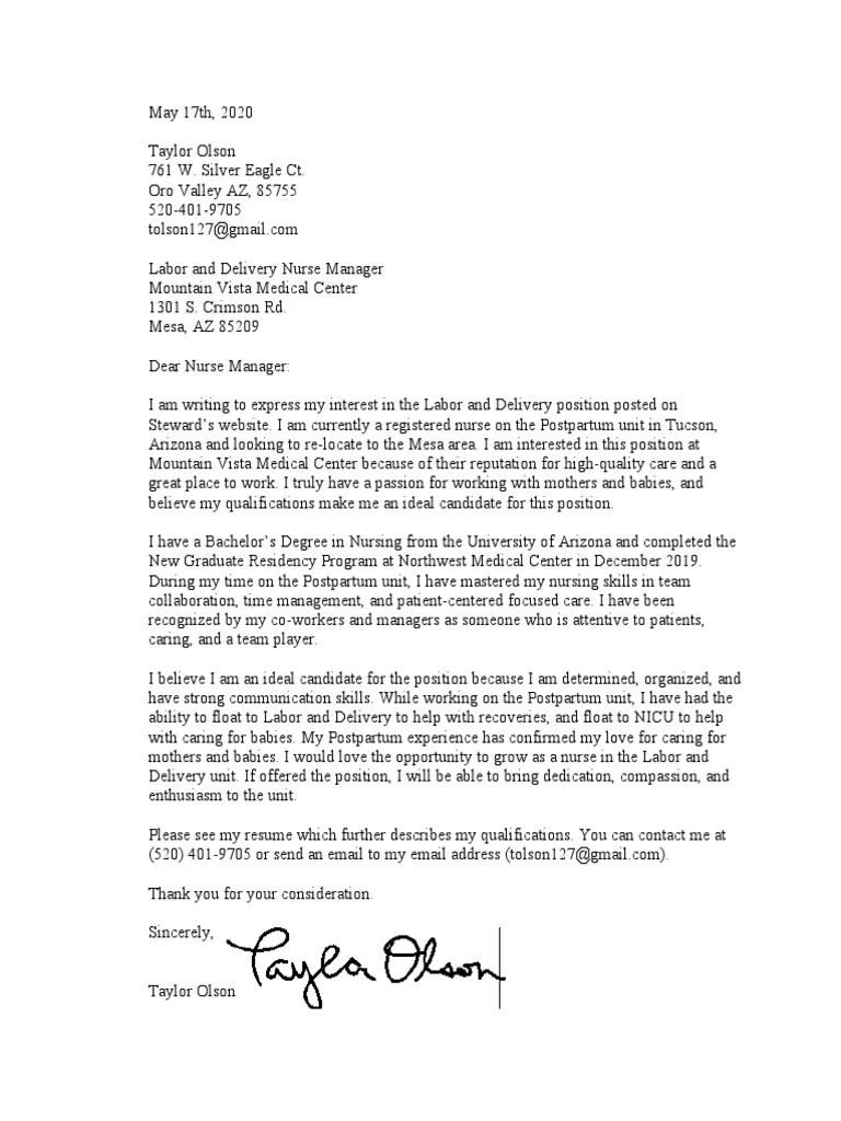 36752 ld nurse cover letter