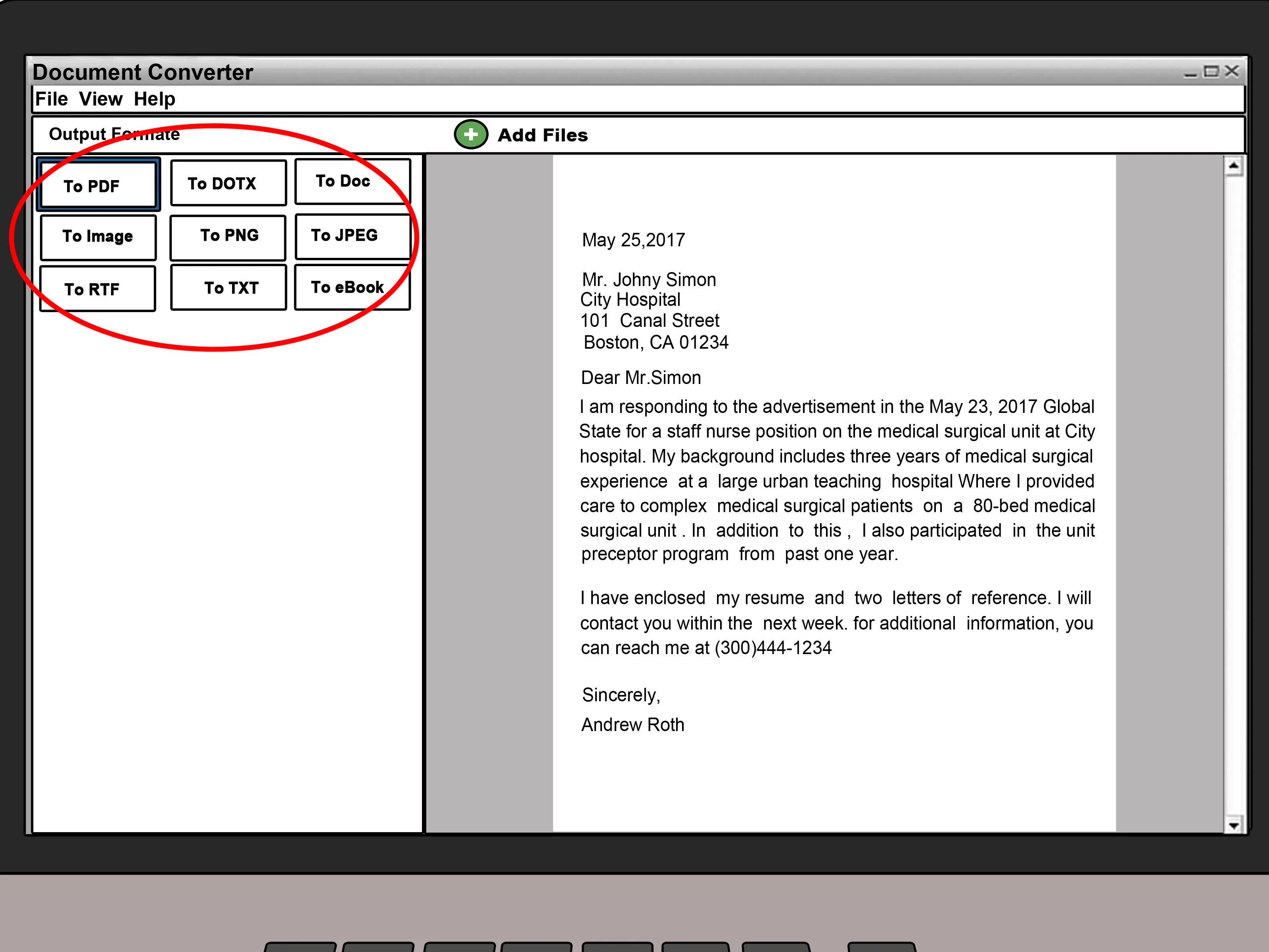 36759 digital application cover letter