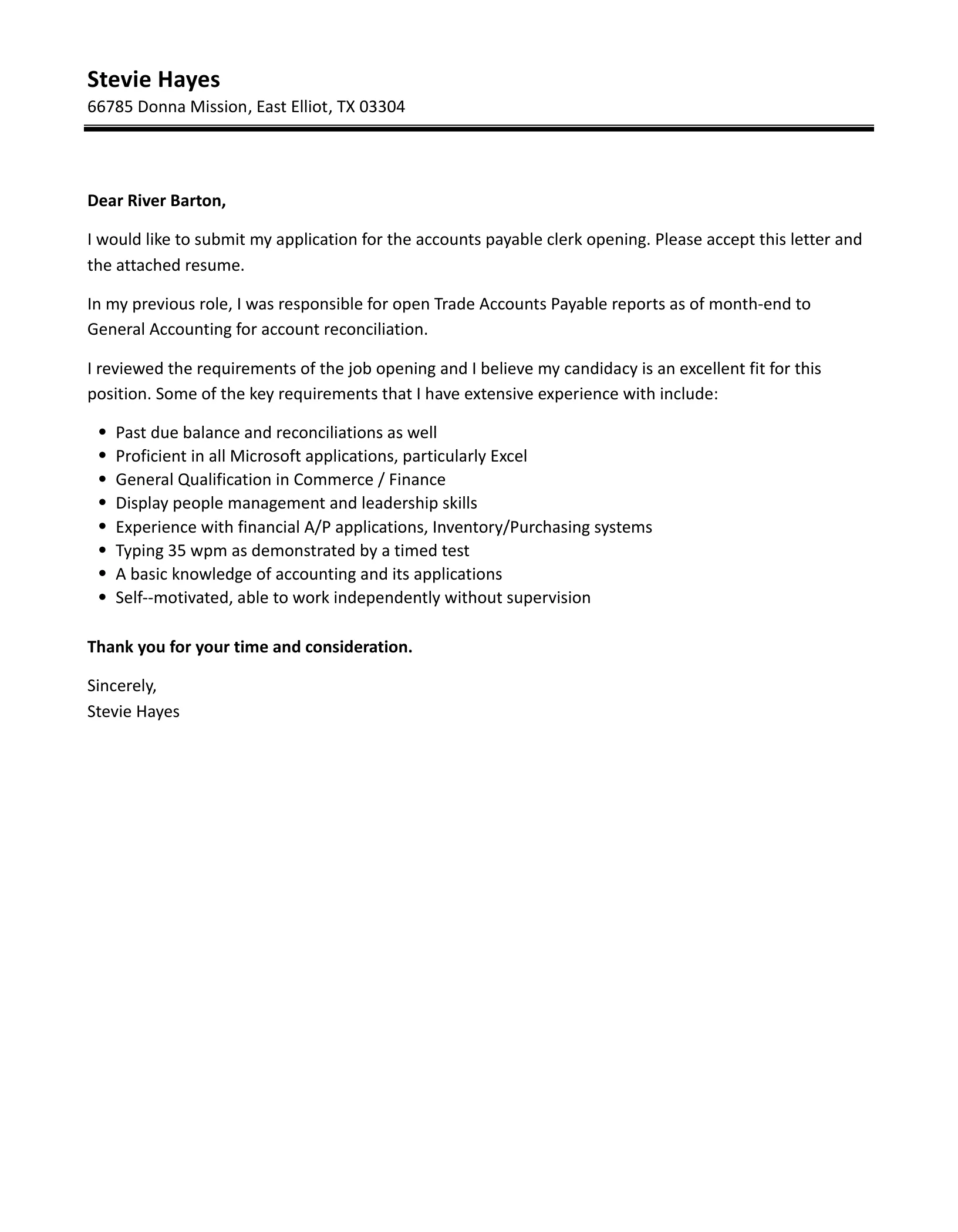 36767 skills for cover letter