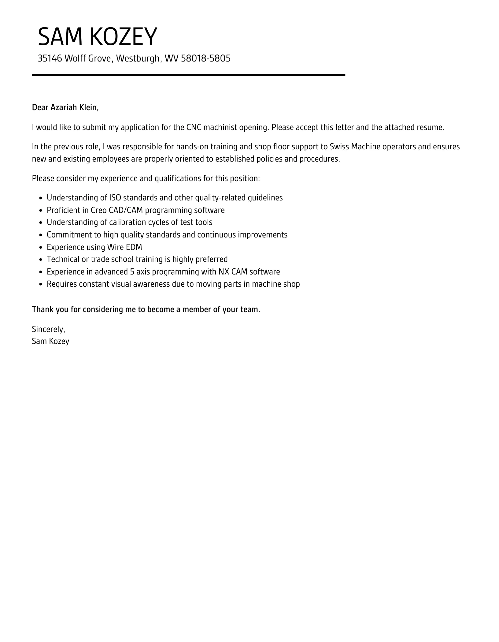 36782 cnc machinist cover letter header