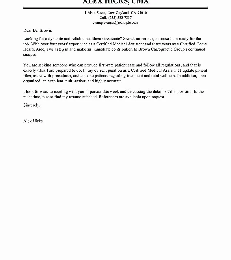 36799 cover letter example recent graduate