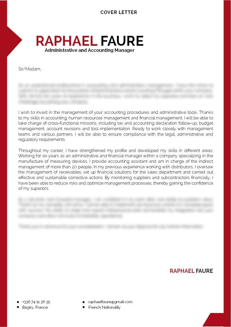 36801 finance cover letter skills