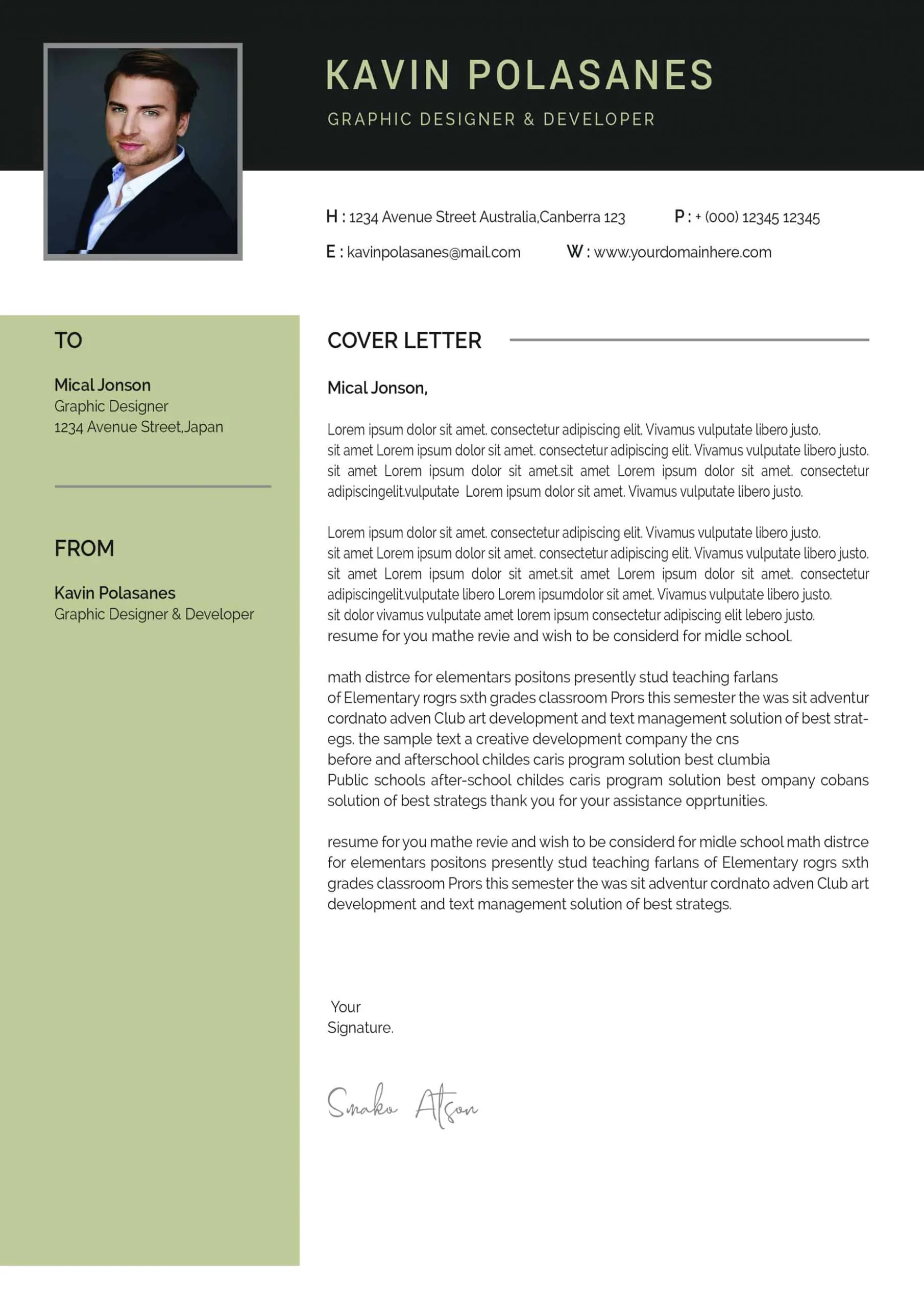 36806 cap cover letter formatting