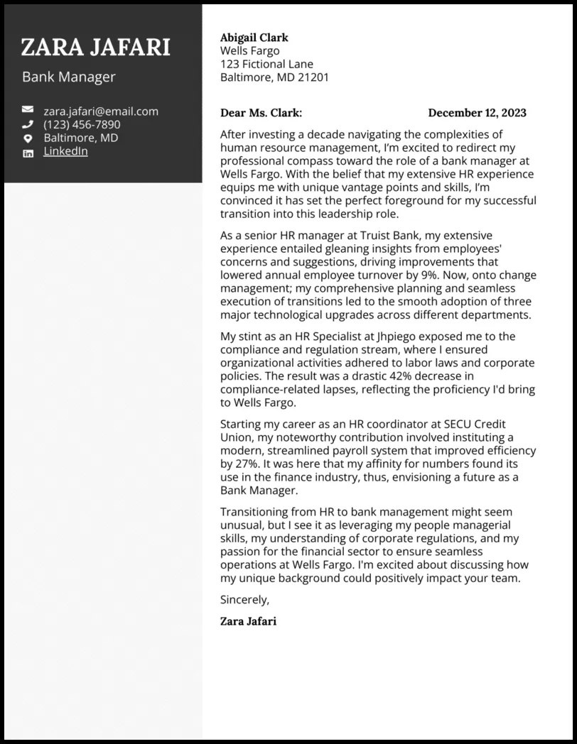 36821 cover letter structure