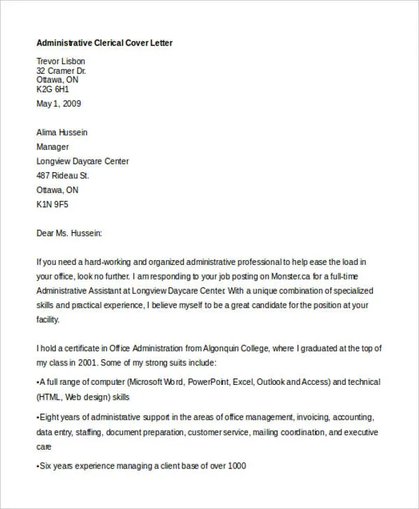 36822 cover letter mistakes