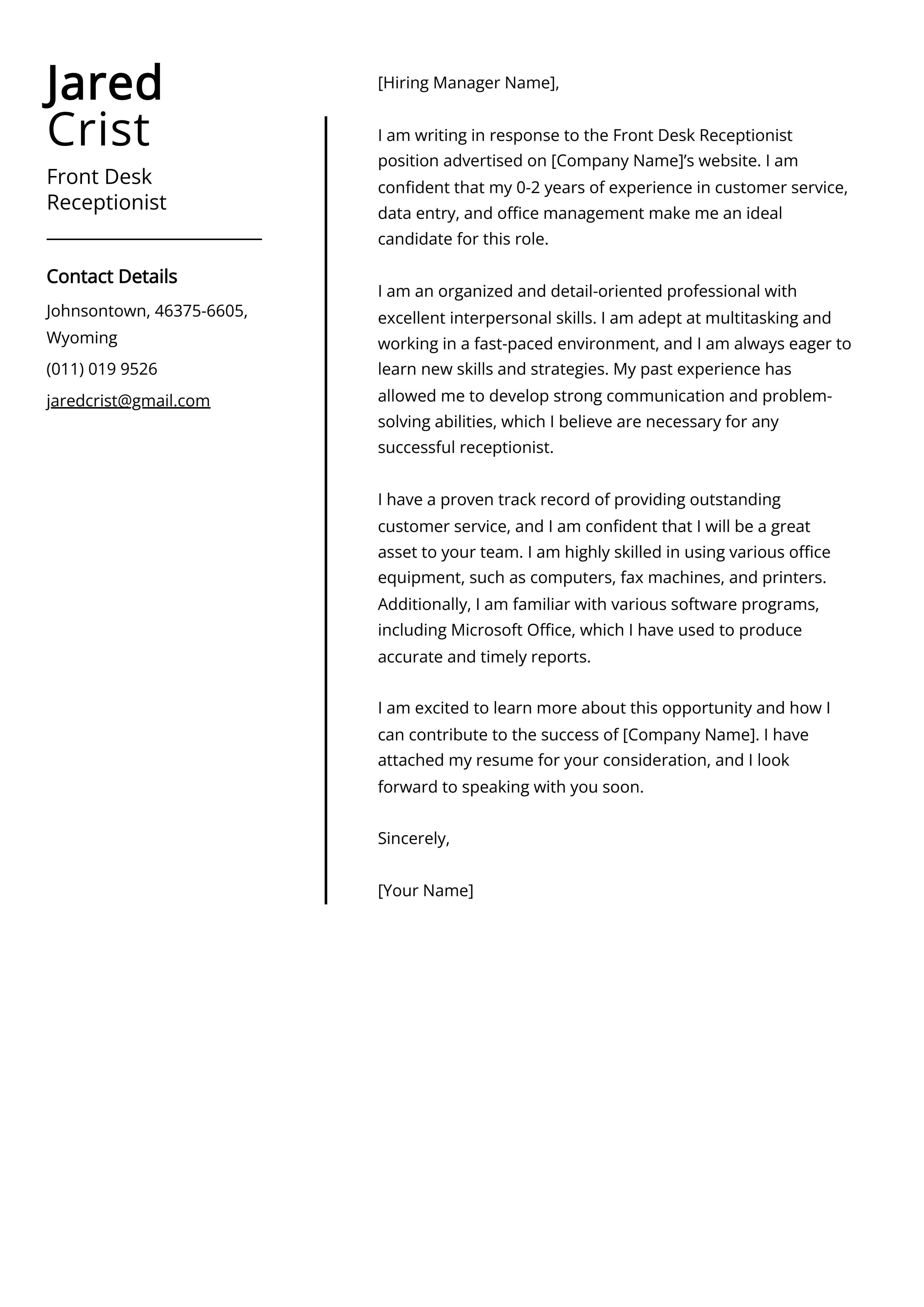 36824 cover letter formatting