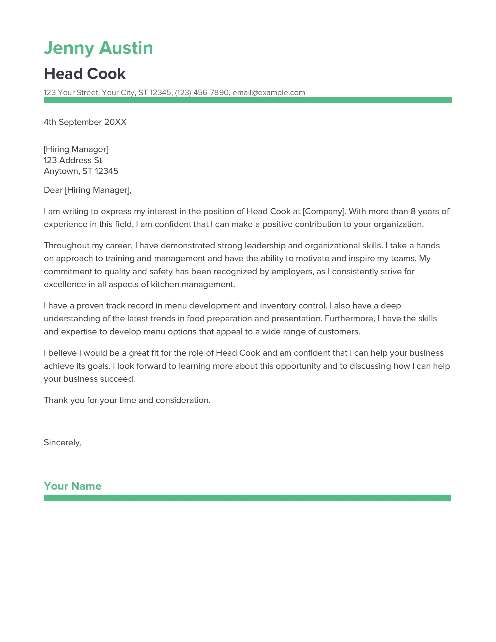 36826 cook cover letter tips