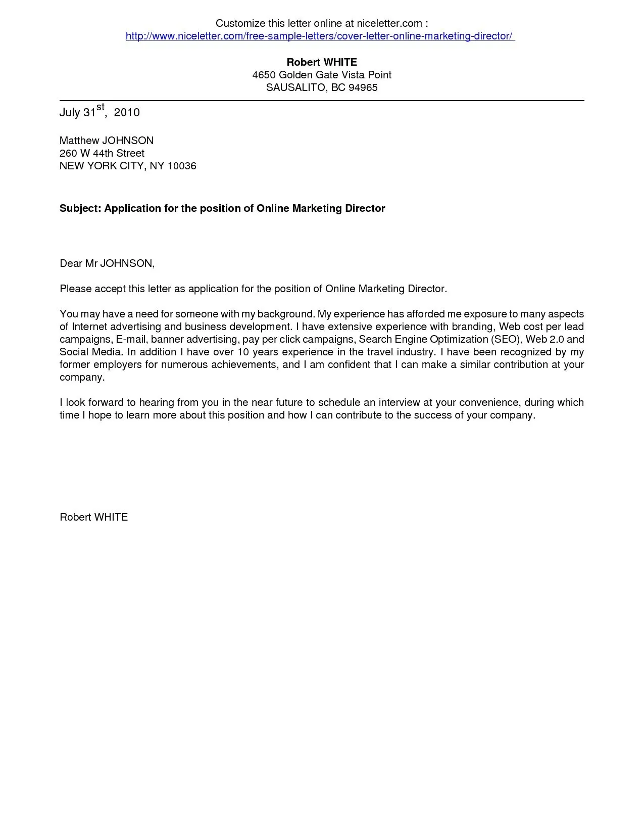 36835 cover letter example recent graduate
