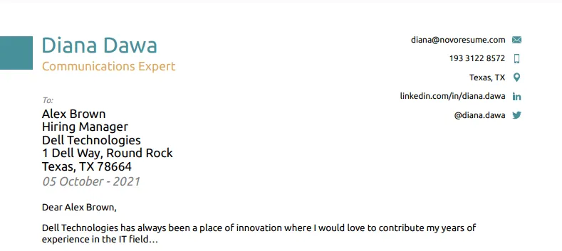 36851 cover letter crafting