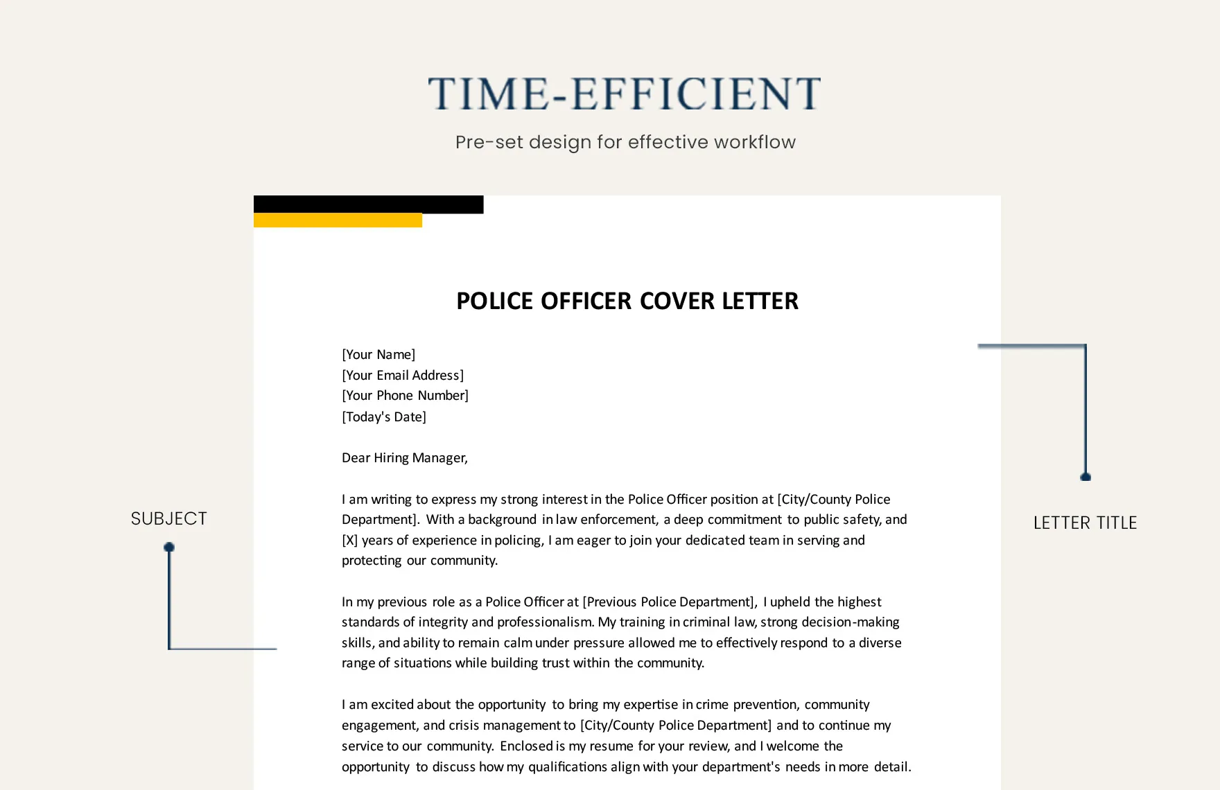 36854 police officer application tips