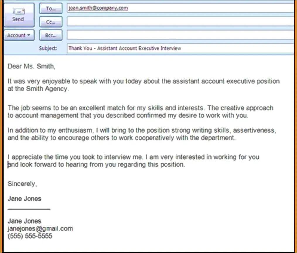 36859 following up email cover letter