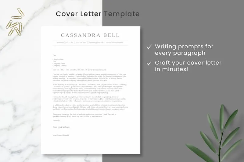 36862 cover letter structure