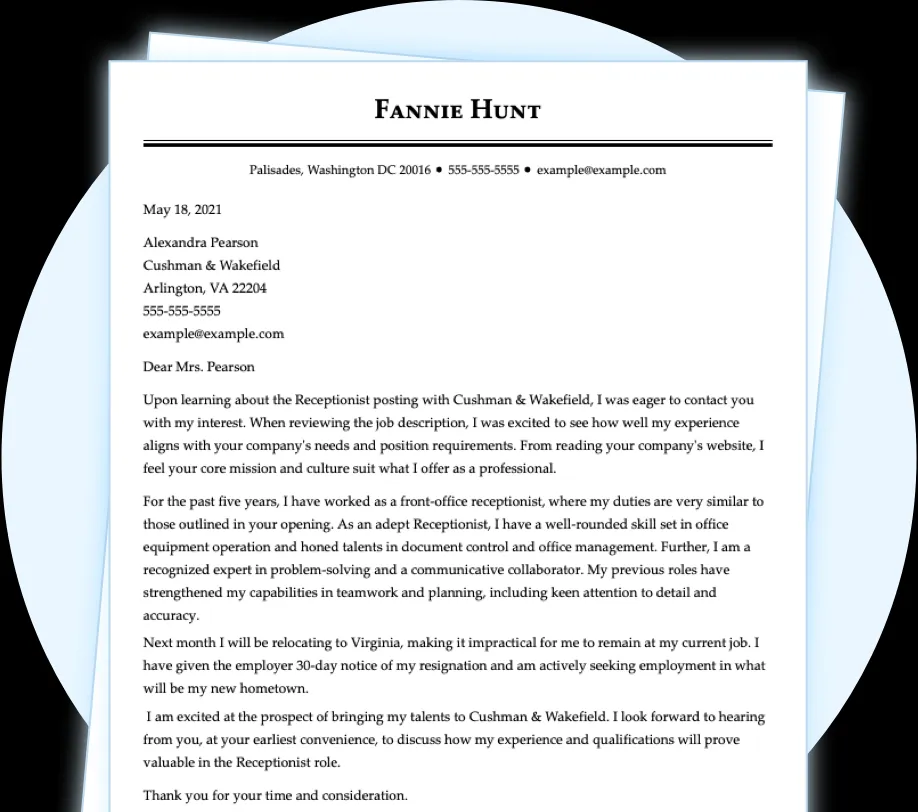 36867 enthusiastic cover letter