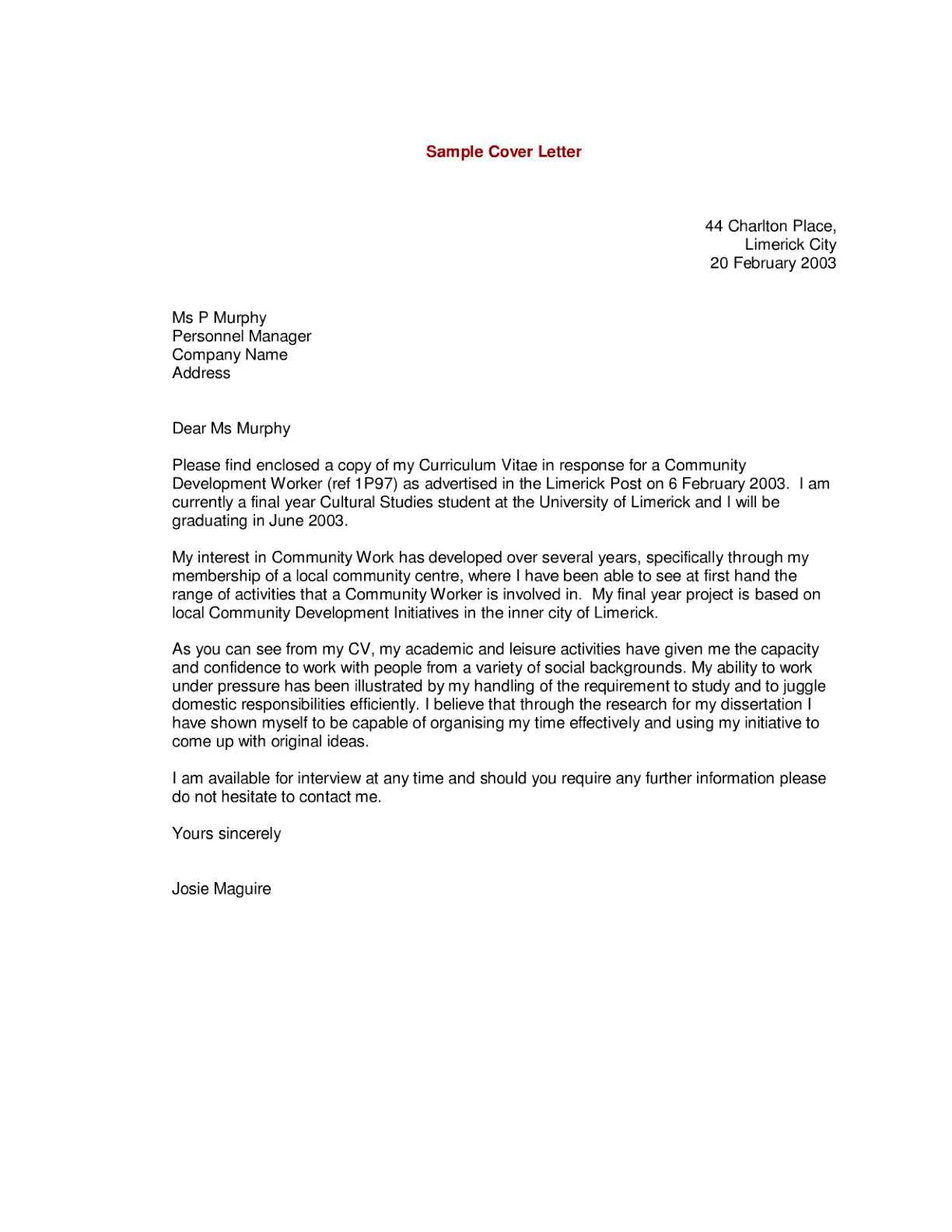 36903 cover letter components