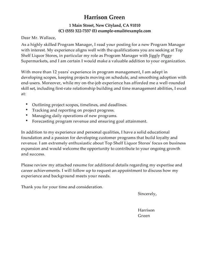 36903 cover letter example professional