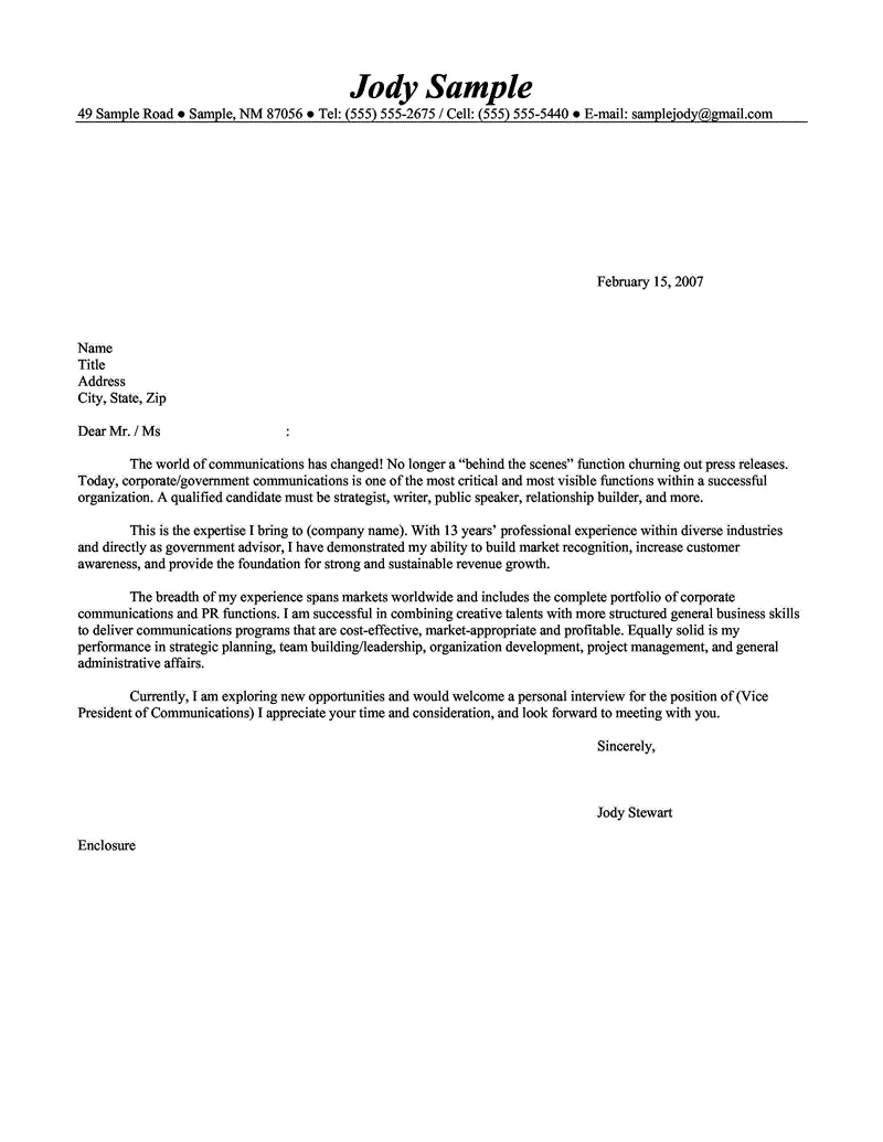 36903 cover letter formatting