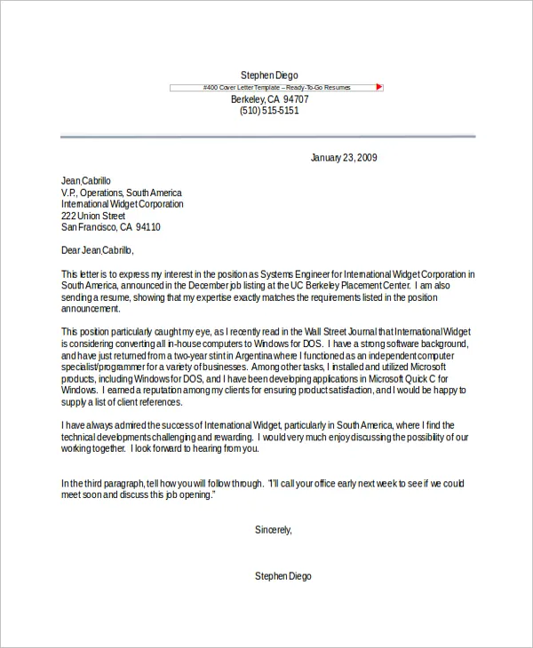 36903 cover letter mistakes