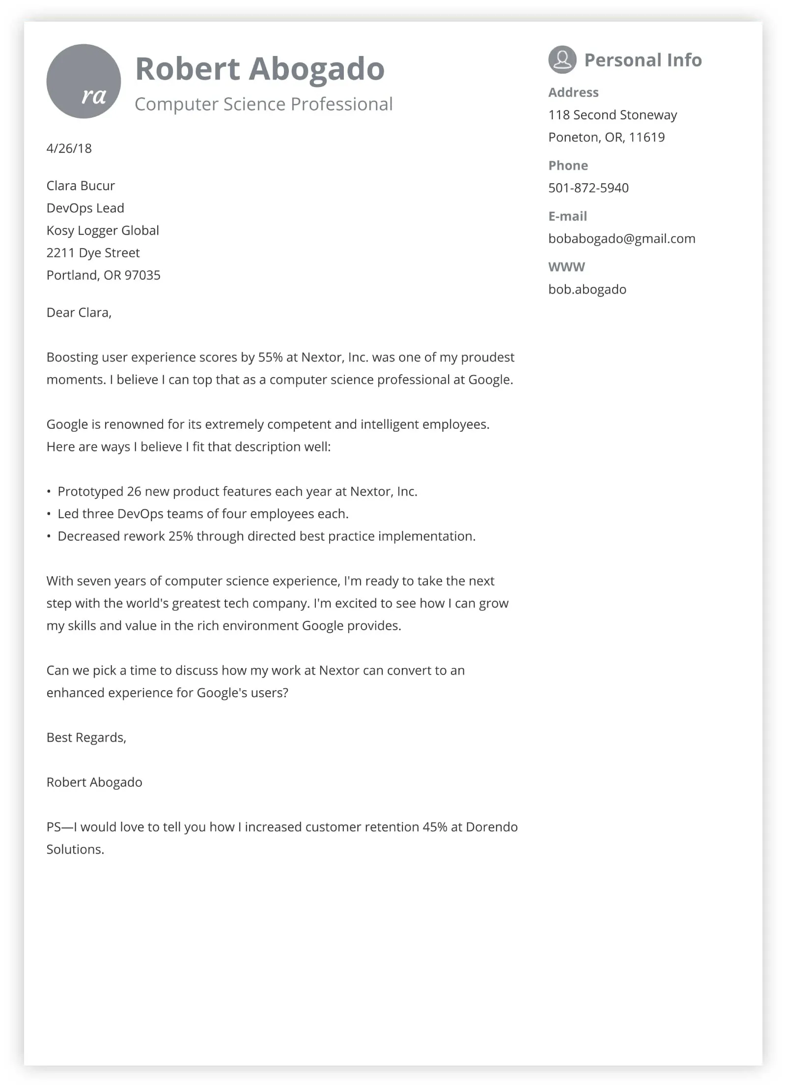 36912 cover letter format