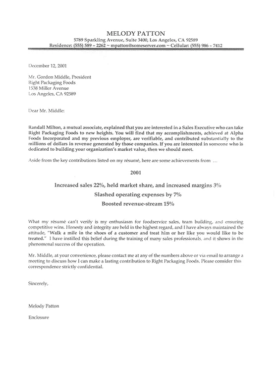 36915 sales cover letter header