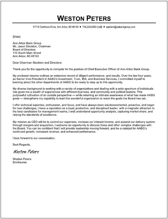 36916 cover letter formatting