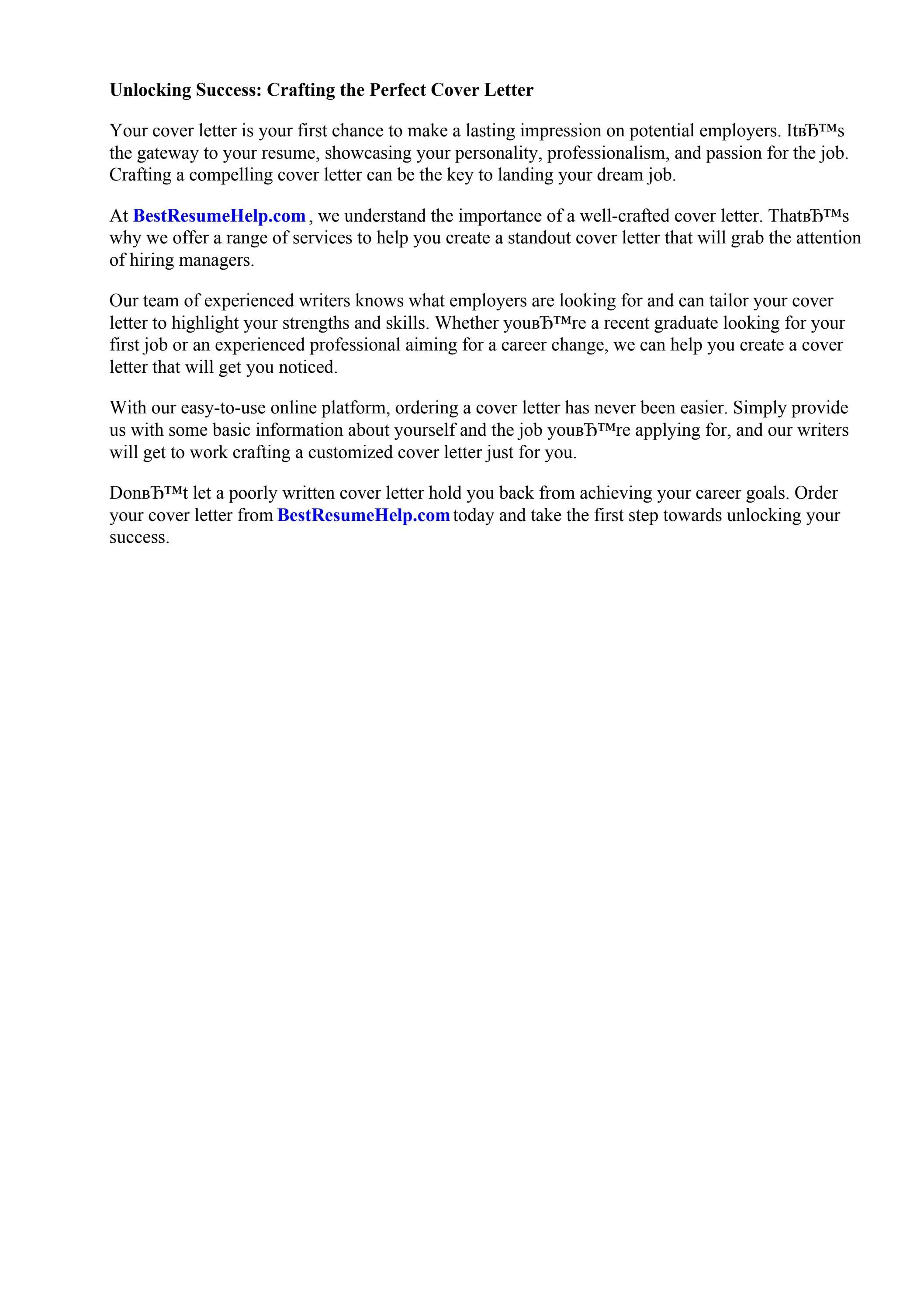 36916 tailor cover letter