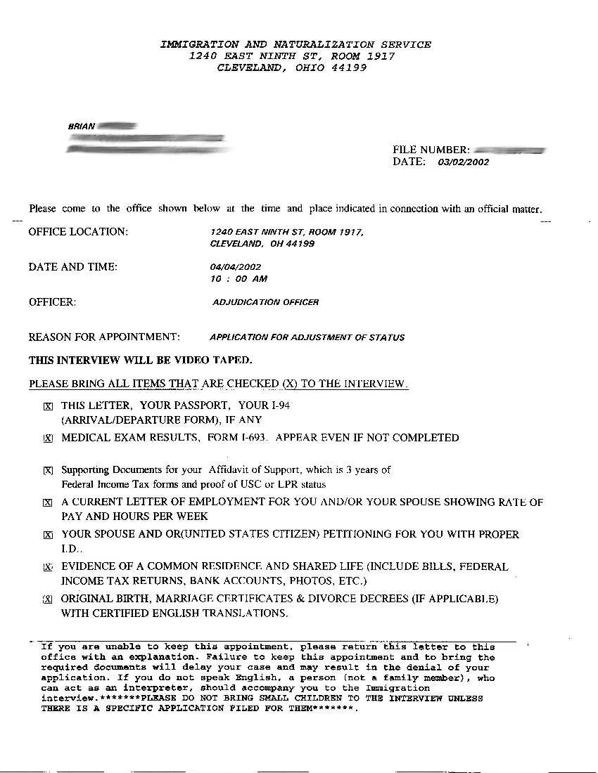 36917 divorce cover letter elements