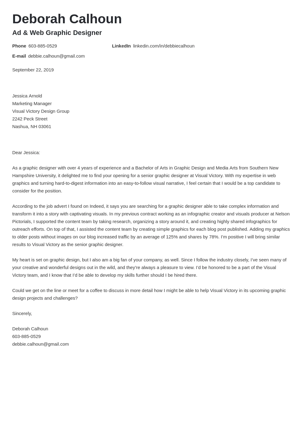 36918 graphic cover letter canva