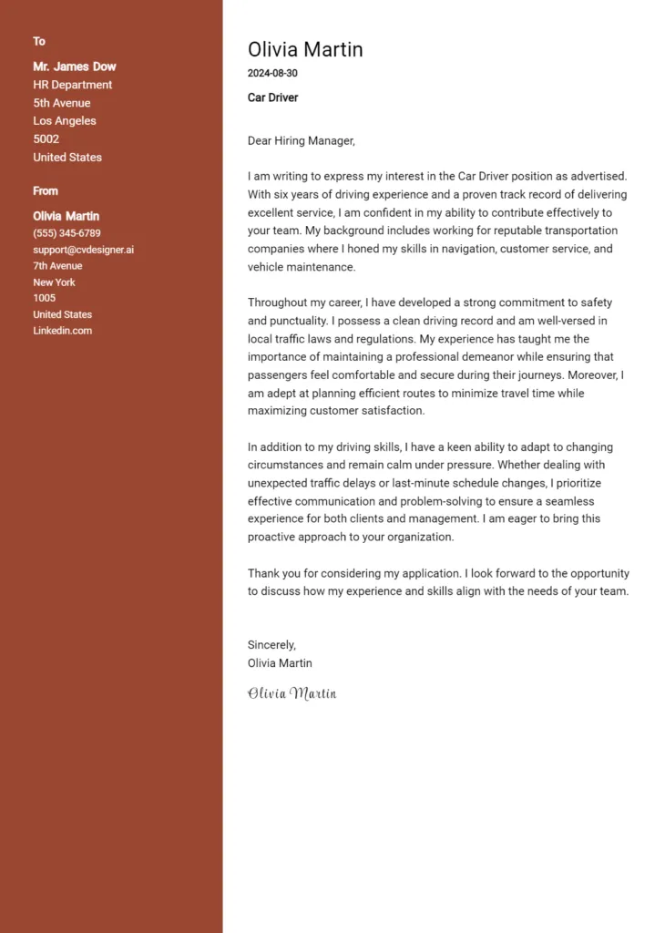 36931 driver skills experience