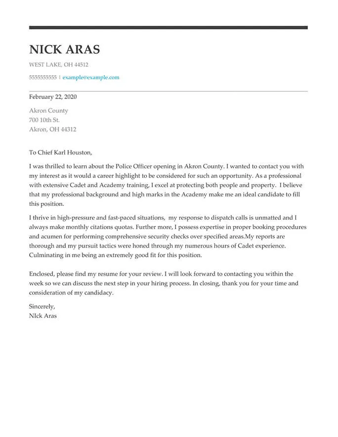 36932 police application cover letter 4