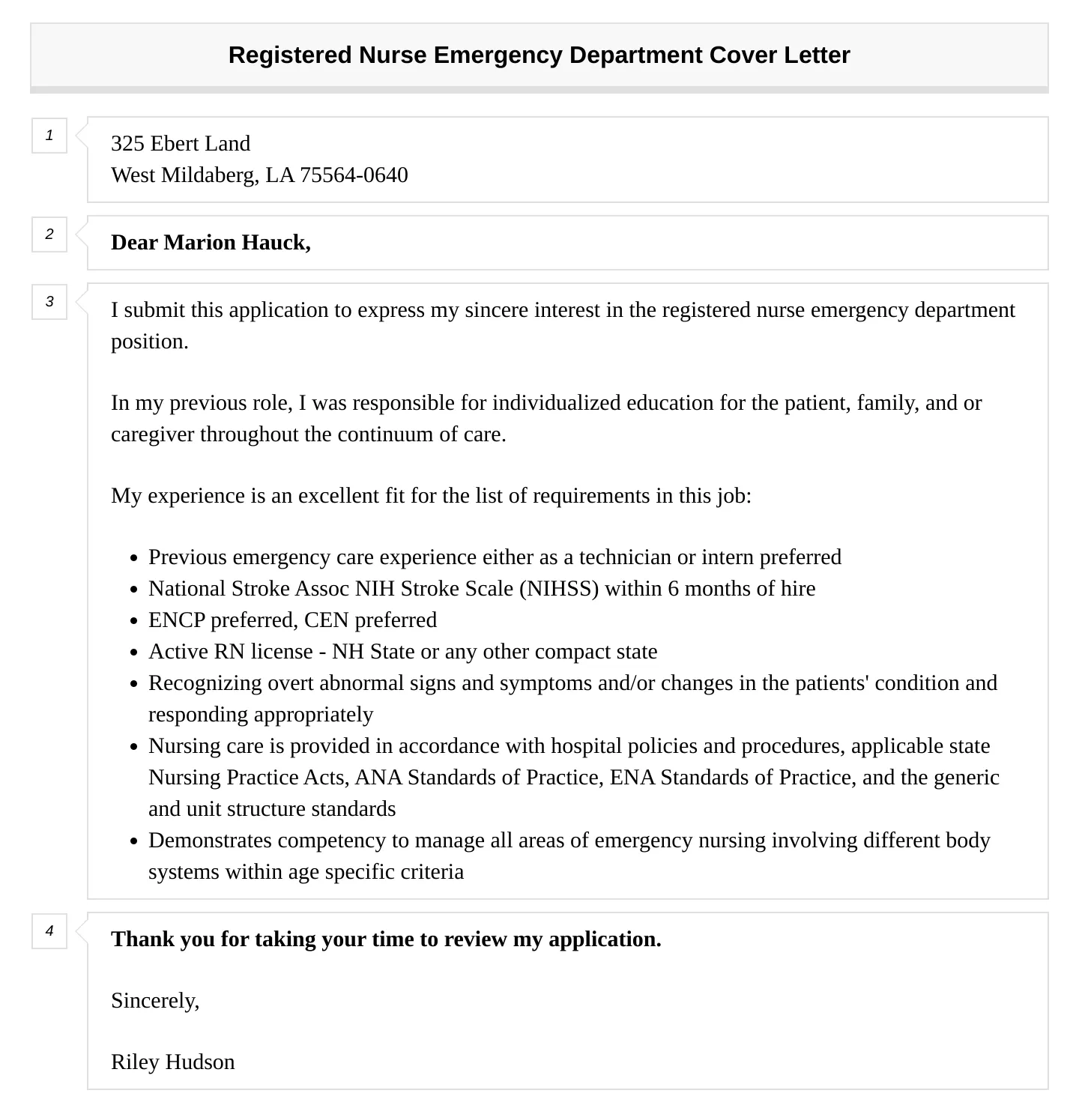 36934 er nurse achievements