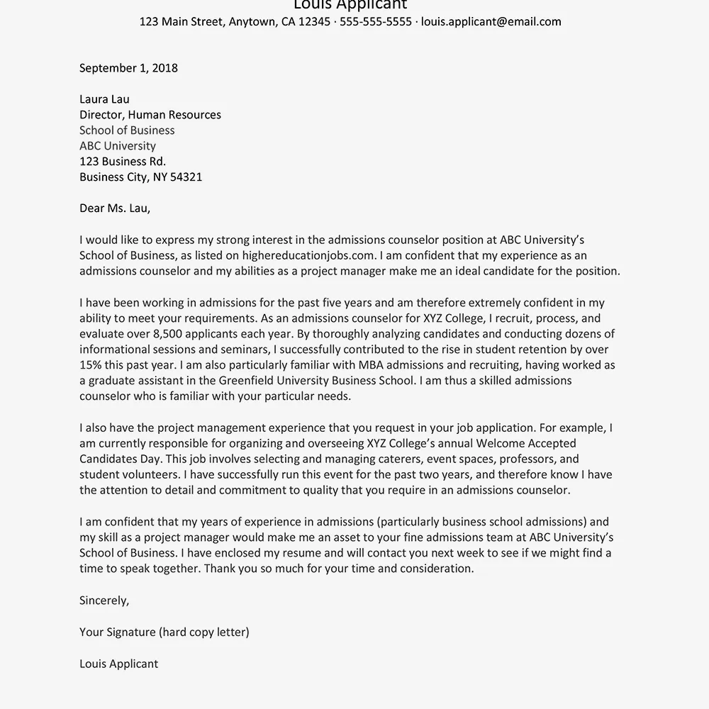 36939 counselor cover letter formatting